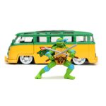 Carrinho Miniatura Jada 1:24 Vw Kombi 1962 Com Boneco Leonardo - Tartarugas Ninja Carrinho Miniatura Jada 1:24 Vw Kombi 1962 Com Boneco Leonardo - Tartarugas Ninja