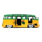 Carrinho Miniatura Jada 1:24 Vw Kombi 1962 Com Boneco Leonardo - Tartarugas Ninja Carrinho Miniatura Jada 1:24 Vw Kombi 1962 Com Boneco Leonardo - Tartarugas Ninja