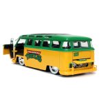 Carrinho Miniatura Jada 1:24 Vw Kombi 1962 Com Boneco Leonardo - Tartarugas Ninja Carrinho Miniatura Jada 1:24 Vw Kombi 1962 Com Boneco Leonardo - Tartarugas Ninja
