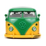 Carrinho Miniatura Jada 1:24 Vw Kombi 1962 Com Boneco Leonardo - Tartarugas Ninja Carrinho Miniatura Jada 1:24 Vw Kombi 1962 Com Boneco Leonardo - Tartarugas Ninja