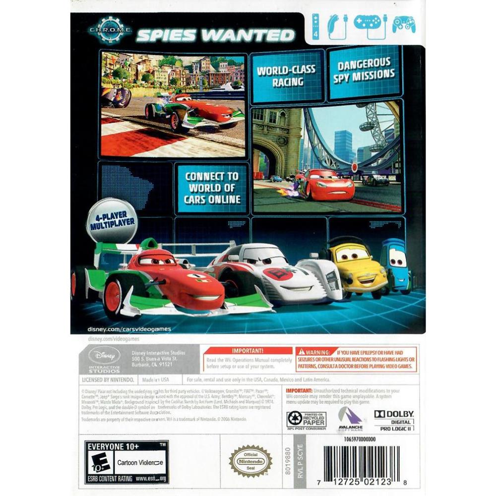 Cars 2 - Nintendo Wii