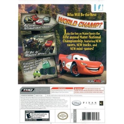 Cars Mater National Championship - Nintendo Wii (Usado)