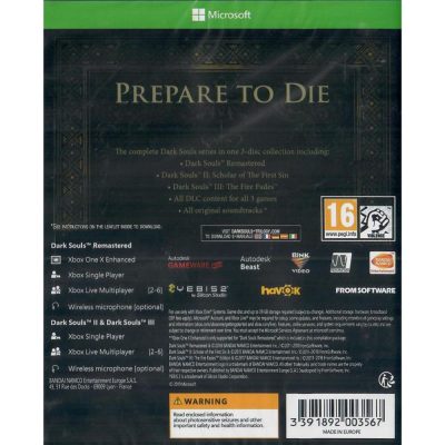 Dark Souls Trilogy - Xbox One (Novo) (Europeu)