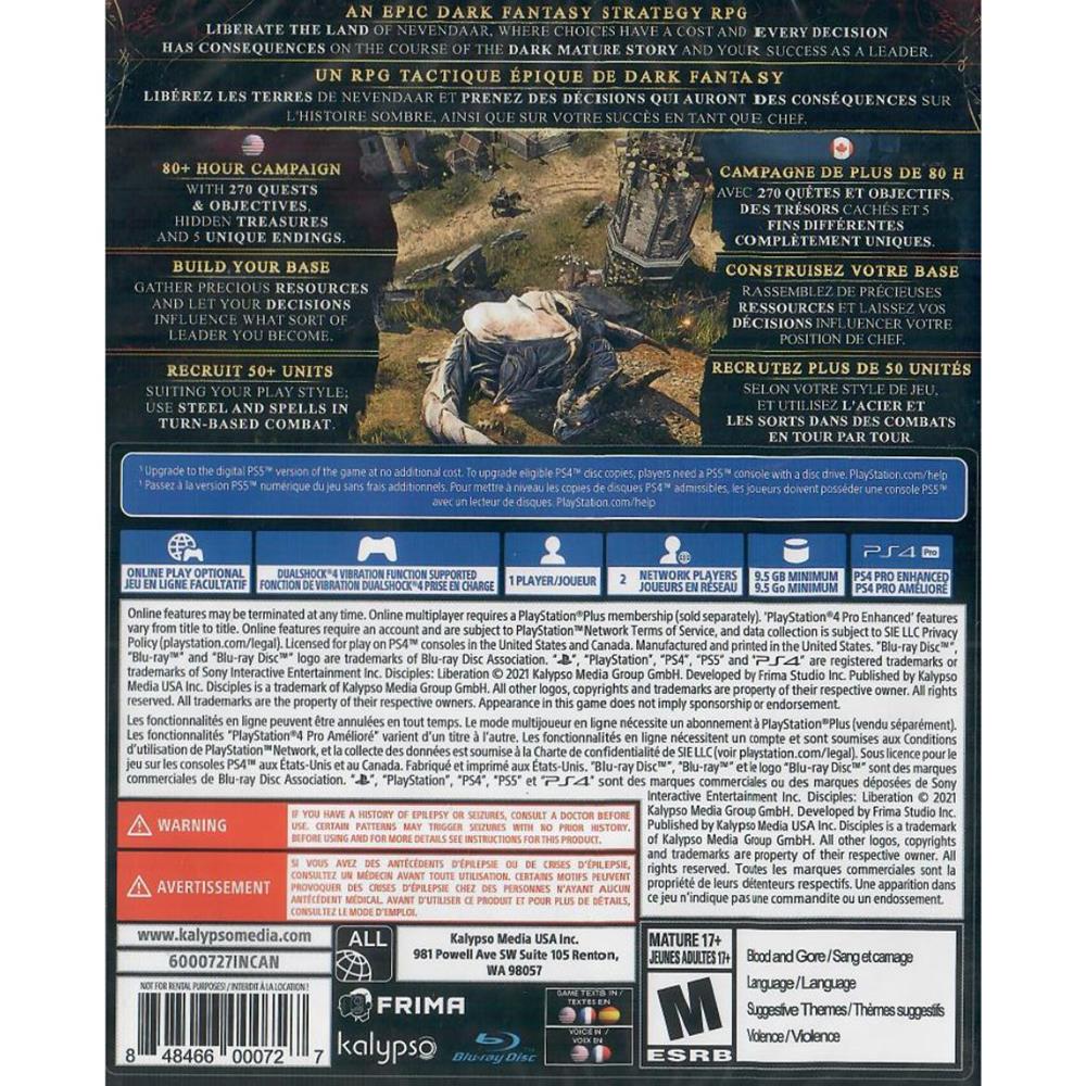 Disciples Liberation Deluxe Edition - Ps4 (Novo)