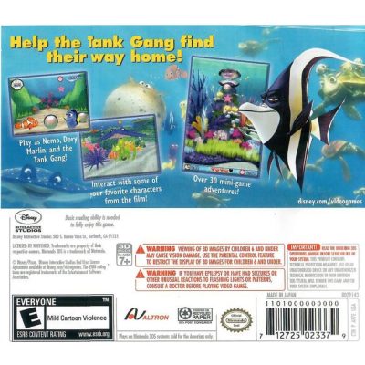 Disney Pixar Finding Nemo: Escape To The Big Blue Special Edition - Nintendo 3Ds (Seminovo)