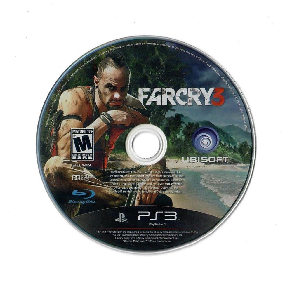 Far Cry 3 – Ps3 (Usado) (Somente O Disco) Far Cry 3 - Ps3 (Usado) (Somente O Disco)