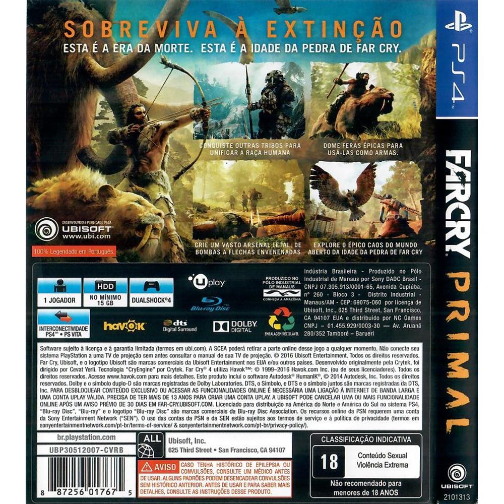Far Cry Primal - Ps4 (Usado)