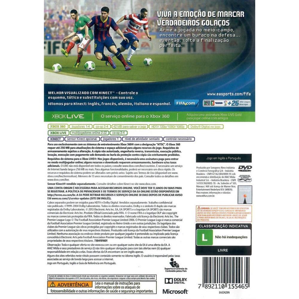 Fifa 14 - Xbox 360 (Usado)