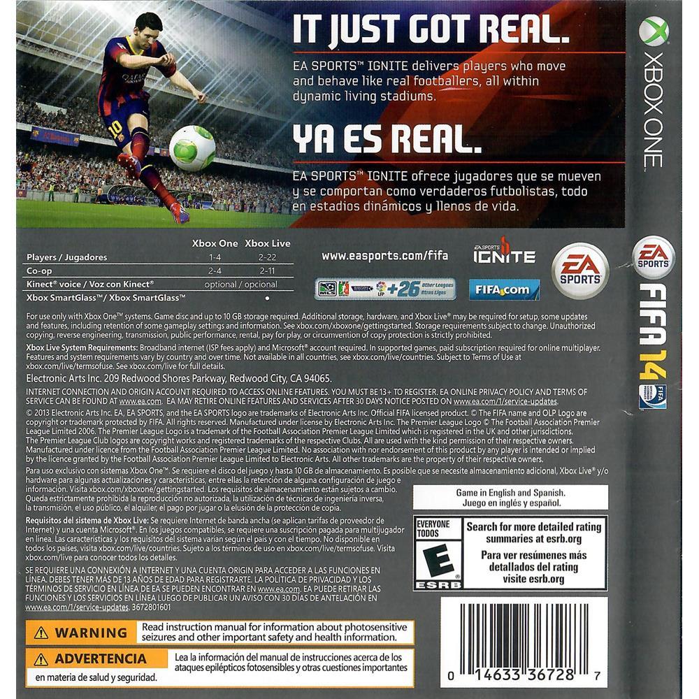 Fifa 14 - Xbox One (Usado) (Mancha)