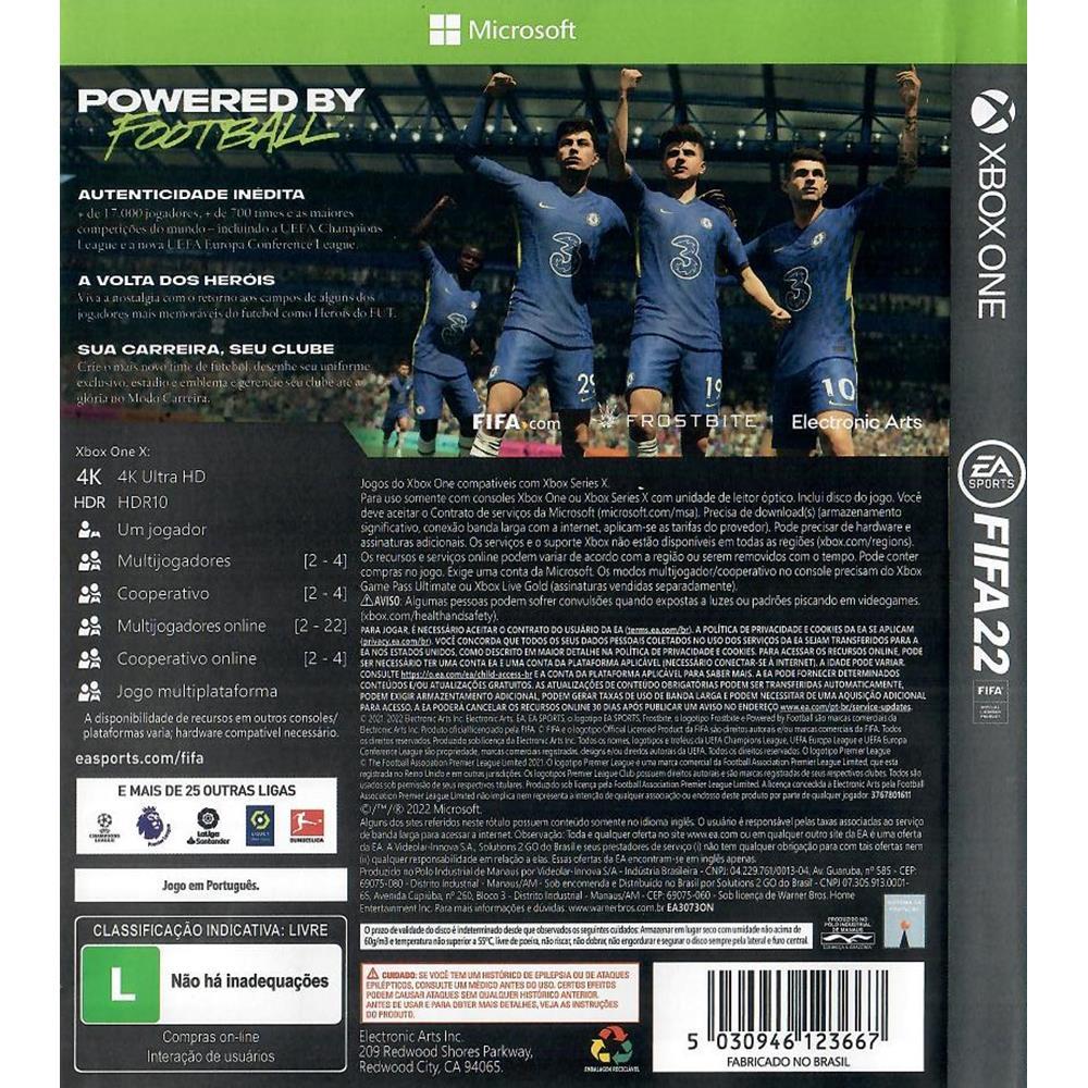 Fifa 22 - Xbox One (Usado)