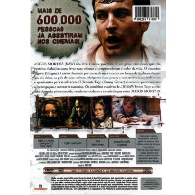Filme Dvd Jogos Mortais (Seminovo)