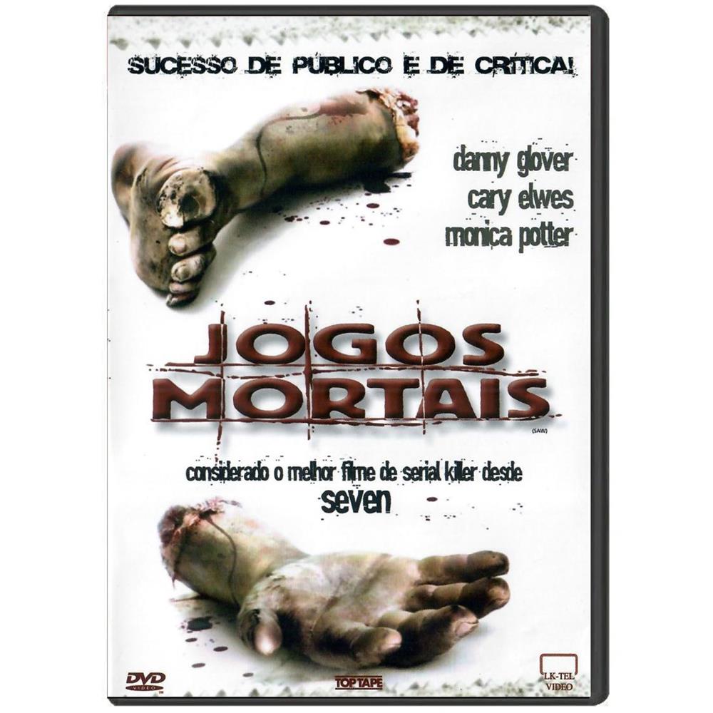 Filme Dvd Jogos Mortais (Seminovo) Filme Dvd Jogos Mortais (Seminovo)