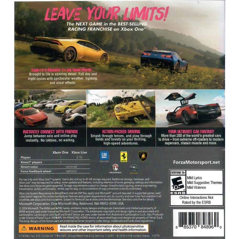 Forza Horizon 2 - Xbox One (Seminovo)