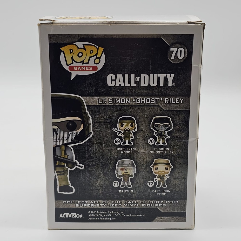 Funko Pop Call Of Duty Lt.Simon ''Ghost'' Riley 70