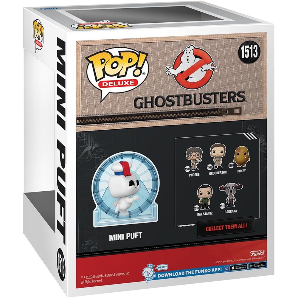 Funko Pop Deluxe Movies - Ghostbusters: Frozen Empire - Mini Puft In Hamster Wheel #1513