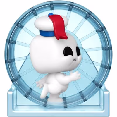 Funko Pop Deluxe Movies - Ghostbusters: Frozen Empire - Mini Puft In Hamster Wheel #1513