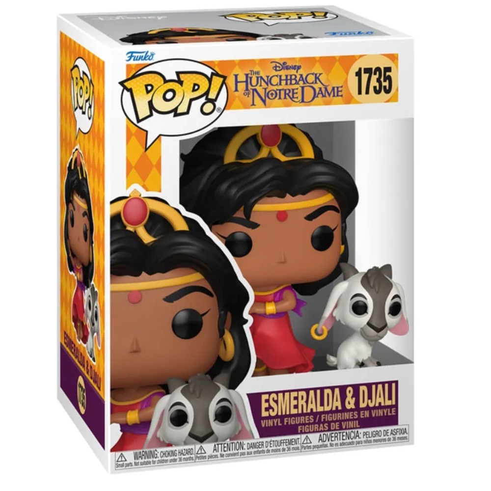 Funko Pop Esmeralda & Djali #1735 (Disney O Corcunda De Notre Dame) Funko Pop Esmeralda & Djali #1735 (Disney O Corcunda De Notre Dame)