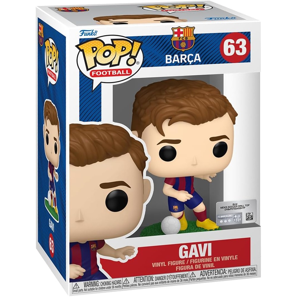 Funko Pop Gavi #63 - Fc Barcelona | Barça Funko Pop Gavi #63 - Fc Barcelona | Barça