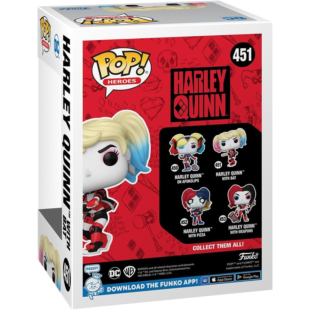 Funko Pop Harley Quinn - Arlequina With Bat #451