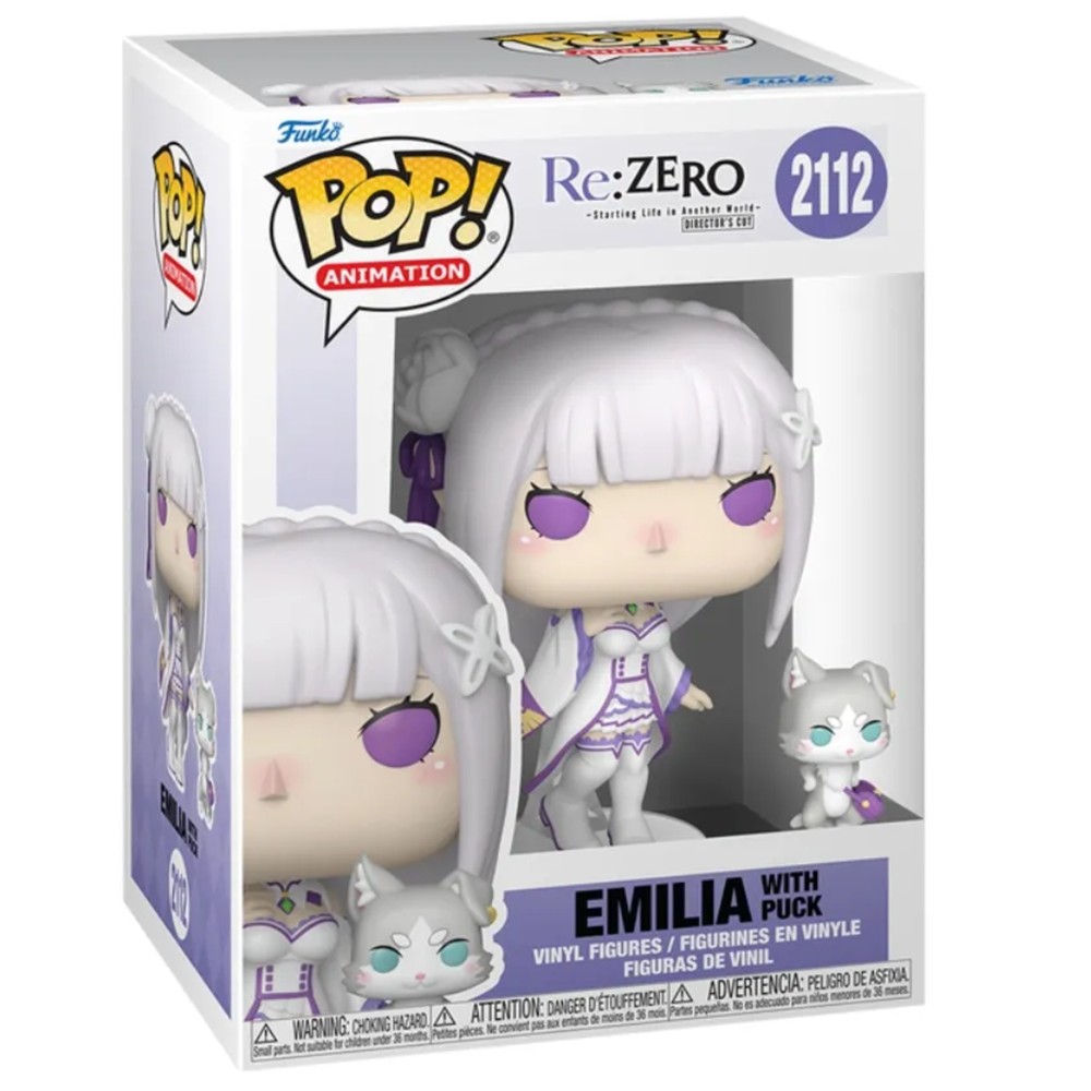 Funko Pop Re:Zero – Emilia & Puck #2112 (Buddy) Funko Pop Re:Zero - Emilia & Puck #2112 (Buddy)