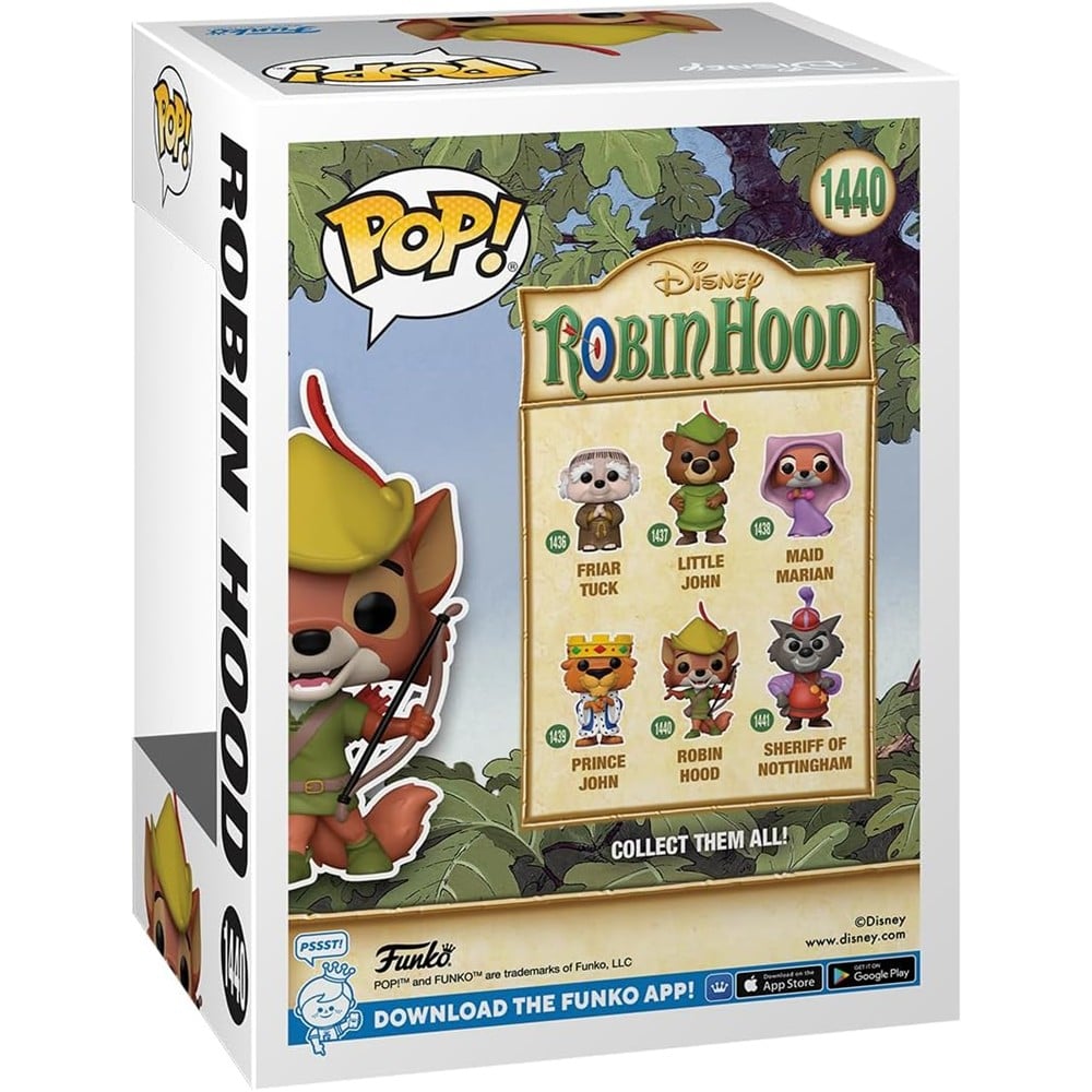 Funko Pop Robin Hood #1440 - Clássico Disney