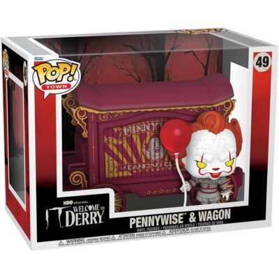 Funko Pop Town - It: Welcome To Derry - Pennywise & Wagon #49