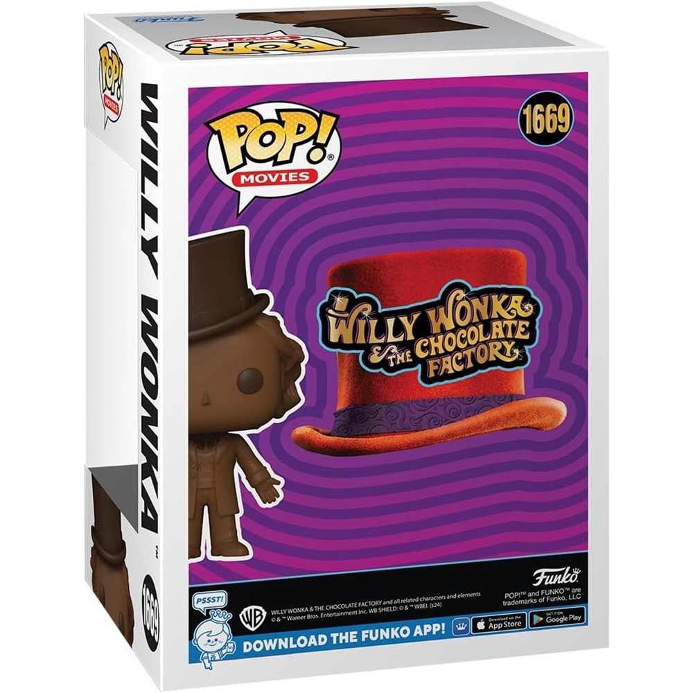 Funko Pop Willy Wonka #1669 Scented | A Fantástica Fábrica De Chocolate