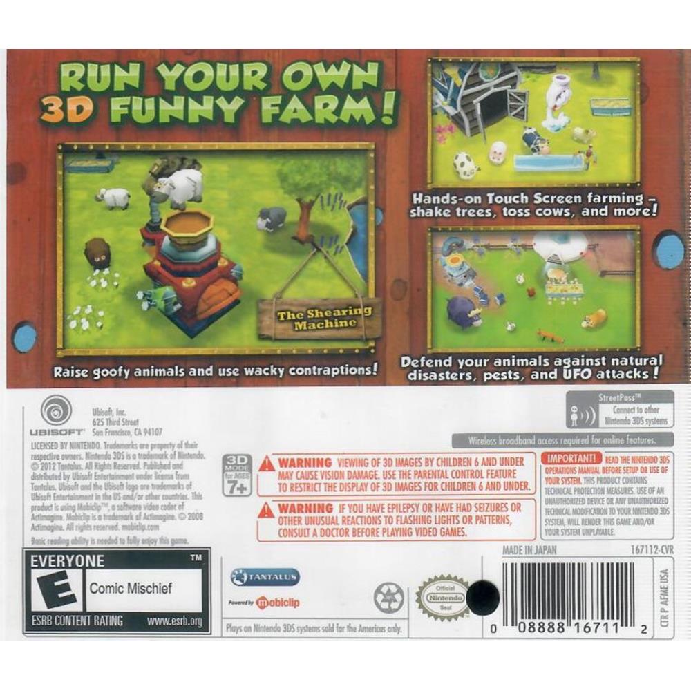 Funky Barn 3D - Nintendo 3Ds (Novo)