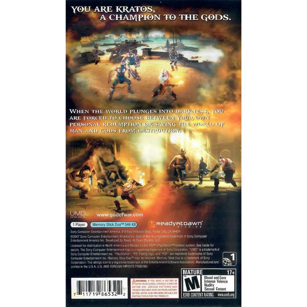 God Of War Chains Of Olympus - Psp (Seminovo)