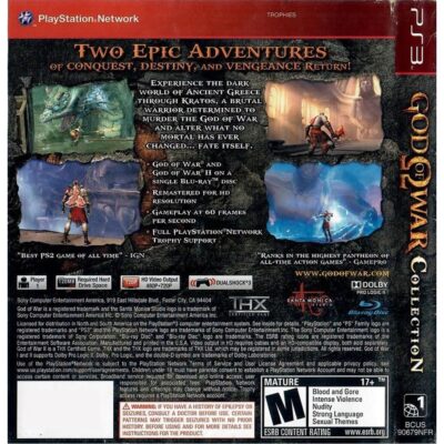 God Of War Collection - Ps3 (Greatest Hits) (Usado) (Manual Amassado)
