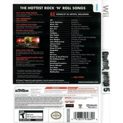 Guitar Hero 5 - Nintendo Wii (Precisa Guitarra) (Seminovo)