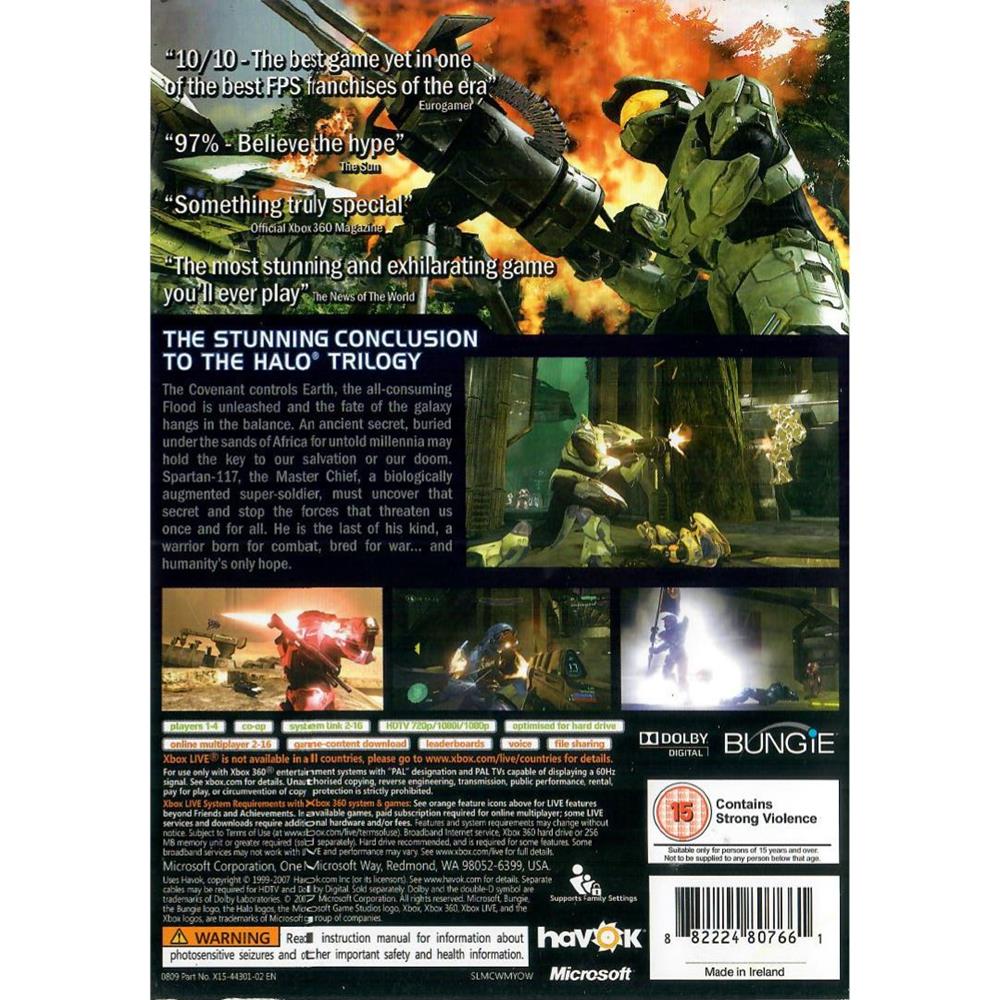 Halo 3 Classics - Xbox 360 (Região Livre) (Usado)