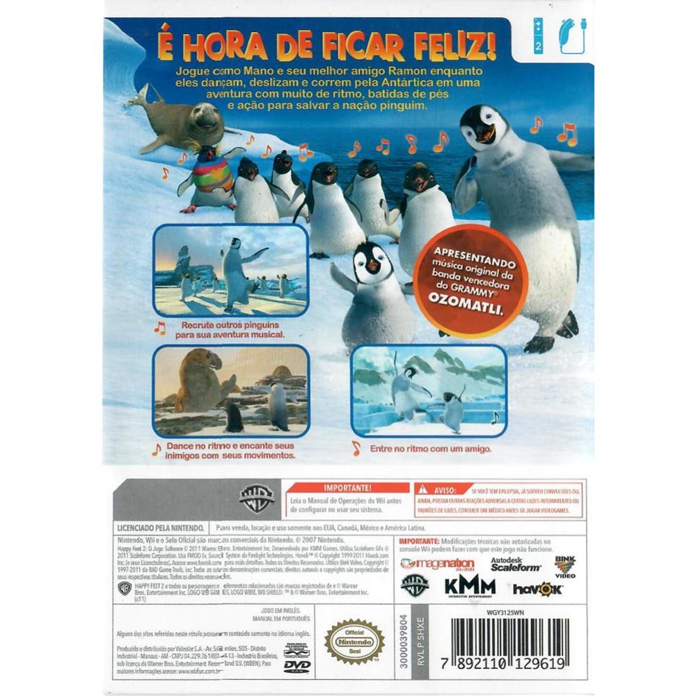 Happy Feet 2 - Nintendo Wii (Seminovo)