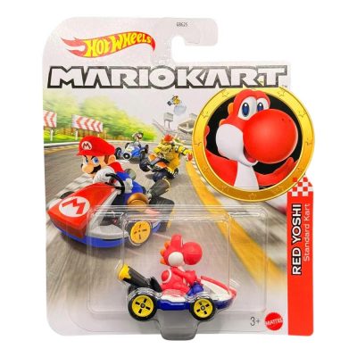 Hot Wheels Mario Kart - Red Yoshi (Standard) (Novo)