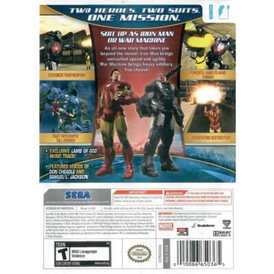 Iron Man 2 - Nintendo Wii (Seminovo)