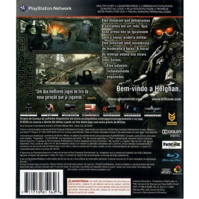 Killzone 2 - Ps3 (Usado)
