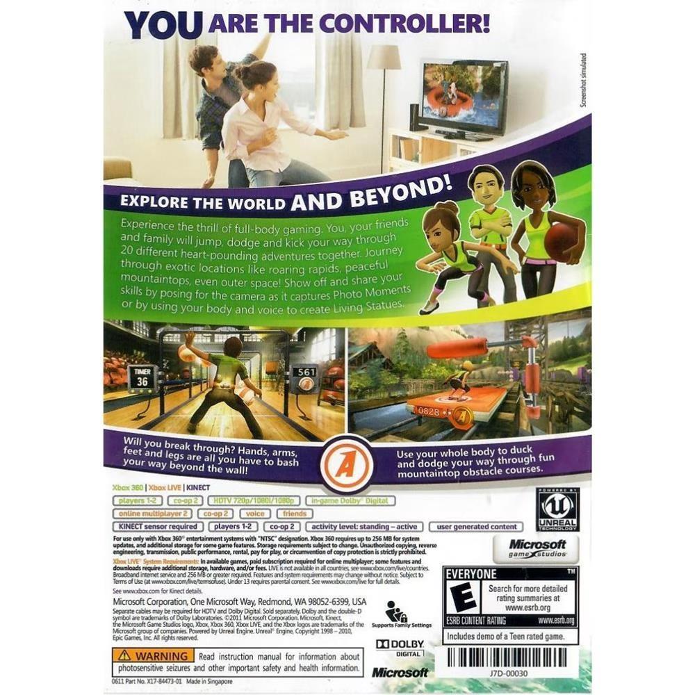 Kinect Adventure - Xbox 360 (Usado) (Requer Kinect)