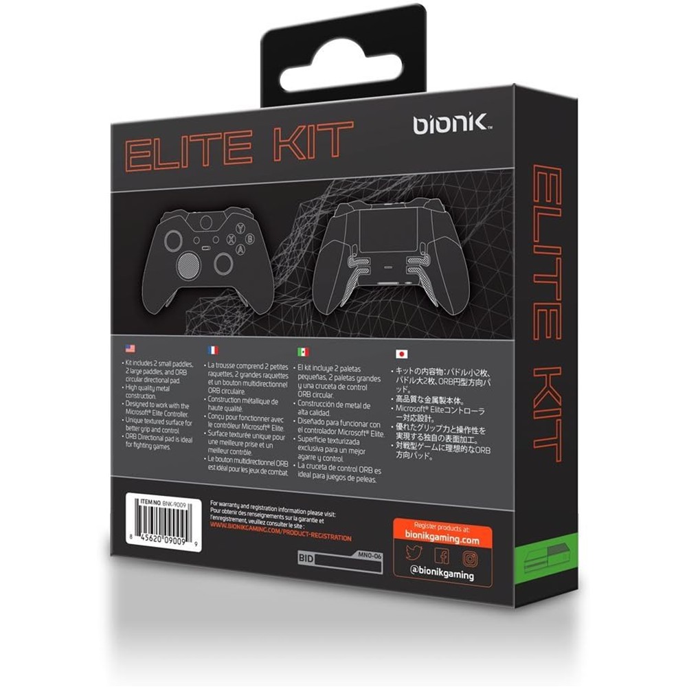 Kit Botões Metálicos Bionik Elite Kit Bnk-9009 Para Controle Xbox One Elite