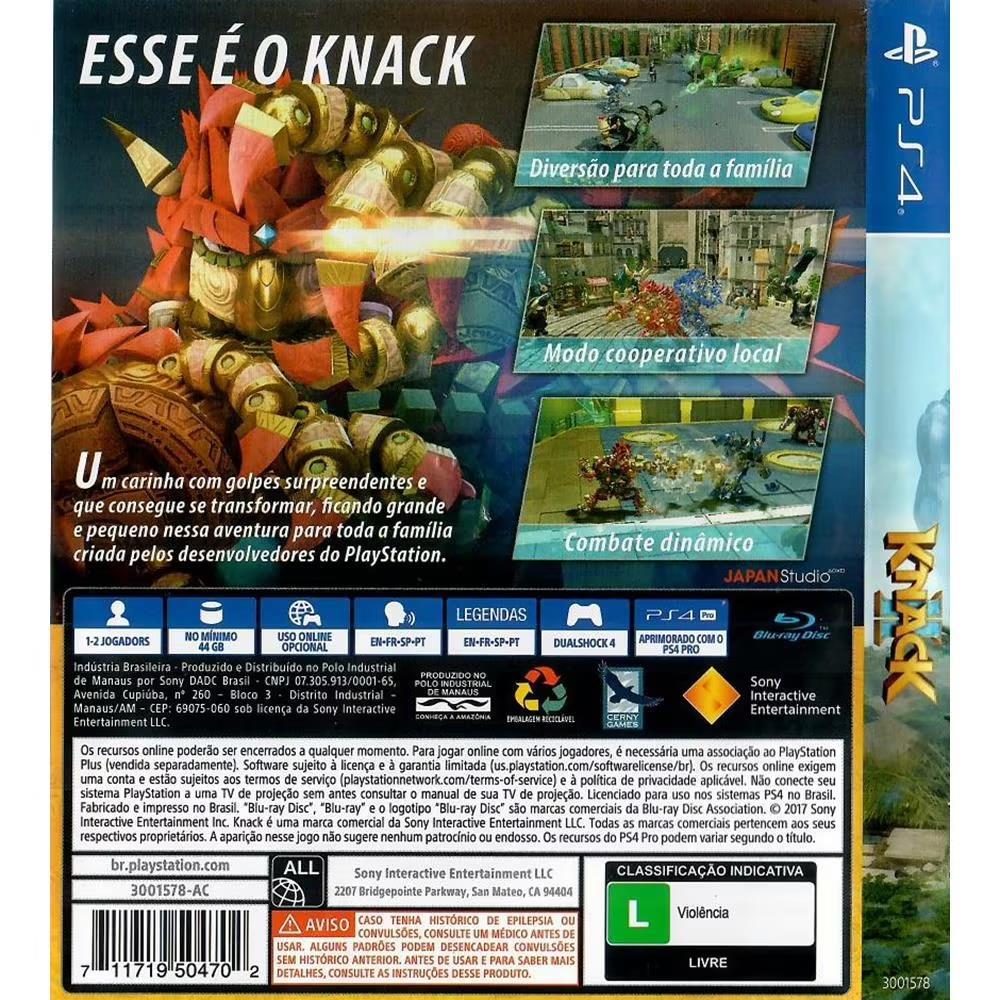 Knack 2 - Ps4 (Usado)