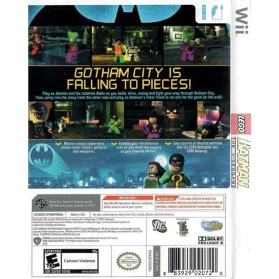 Lego Batman The Video Game - Nintendo Wii (Usado)