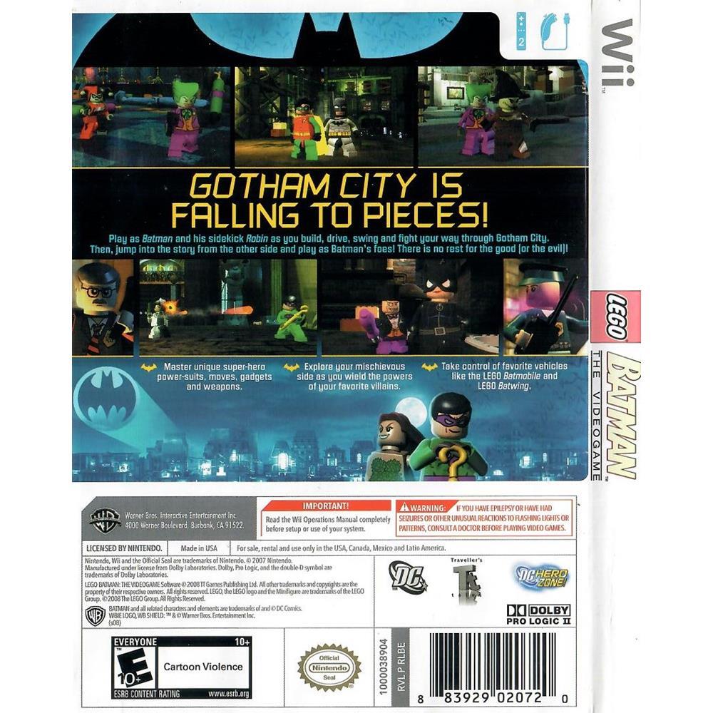 Lego Batman The Video Game - Nintendo Wii (Usado)