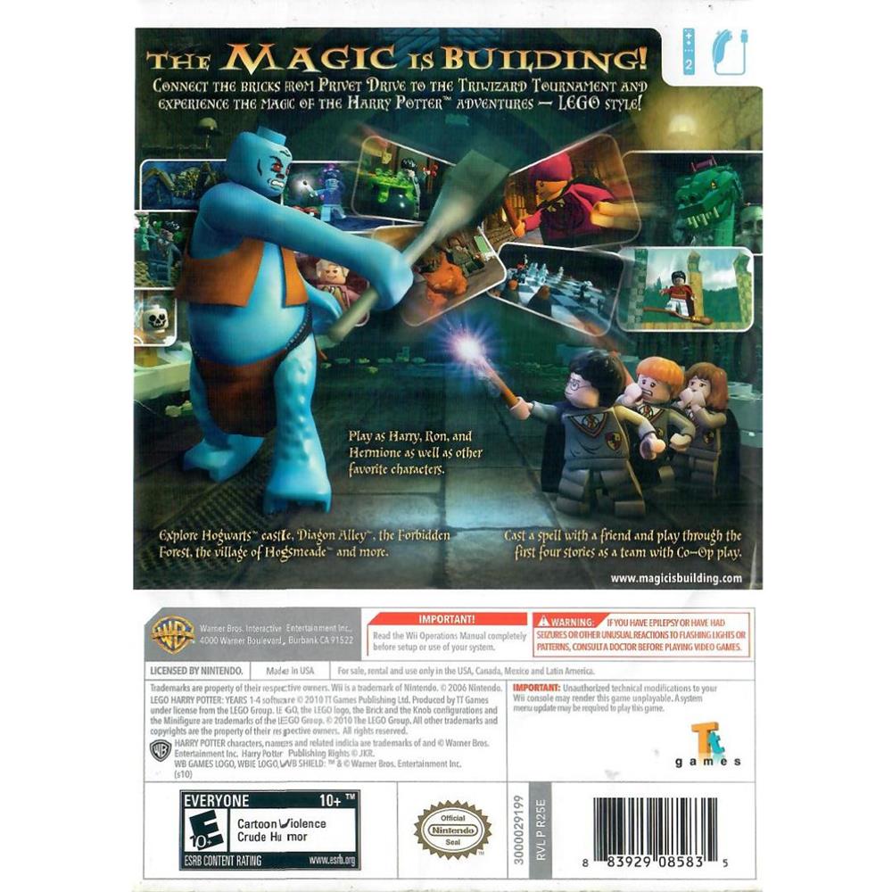 Lego Harry Potter Years 1-4 - Nintendo Wii (Usado)