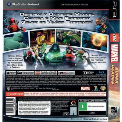 Lego Marvel Super Heroes - Ps3 (Usado)
