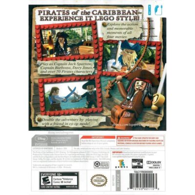 Lego Piratas Do Caribe - Nintendo Wii (Seminovo)