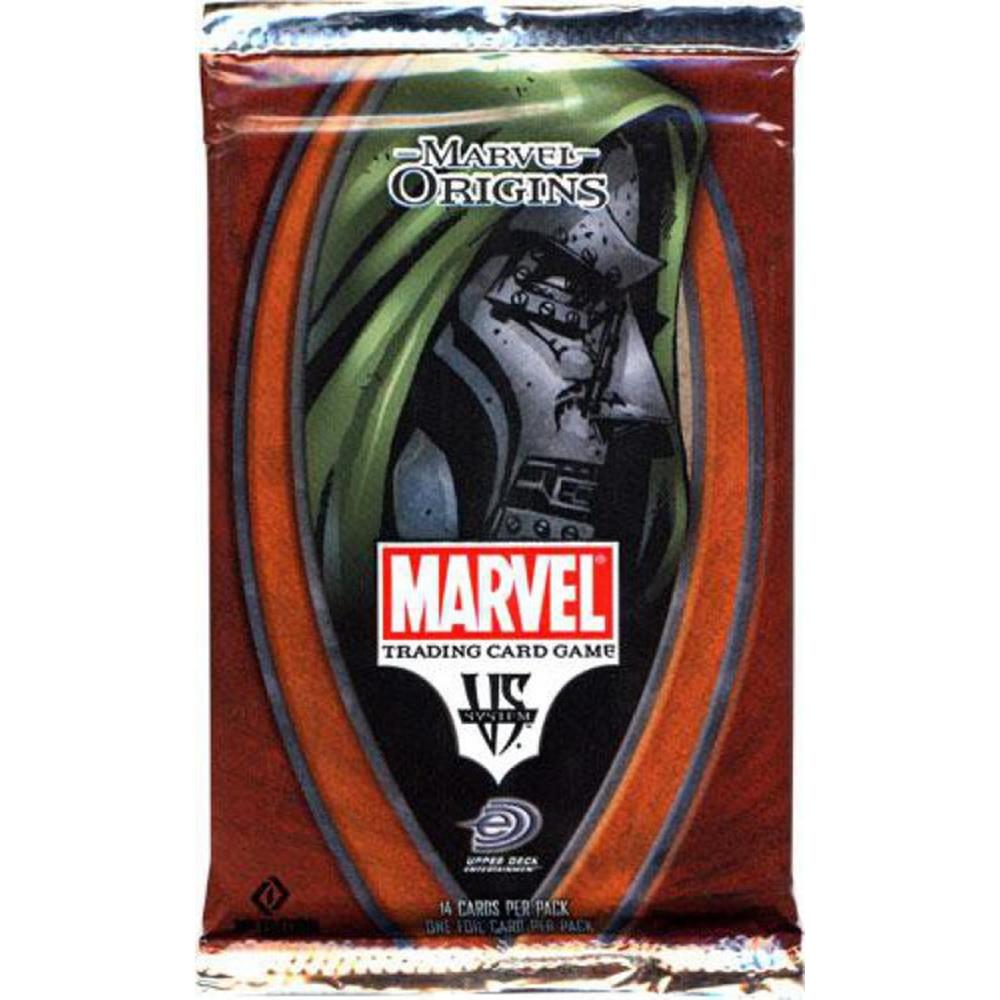 Marvel Origins Booster Pack (01 Booster) (14 Cards) (Edição Em Português)