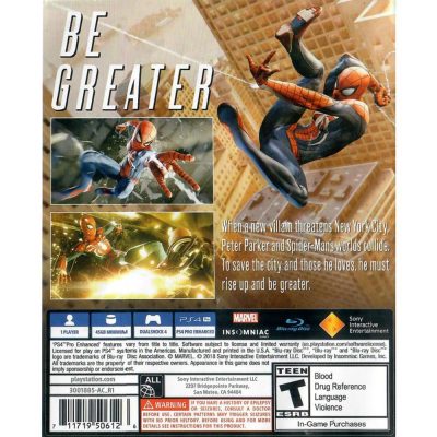 Marvel Spider Man - Ps4 (Usado) (Sem Manual)