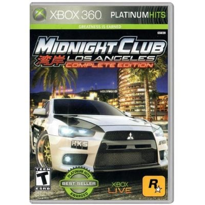 Midnight Club Los Angeles Complete Edition Platinum Hits - Xbox 360 (Usado)