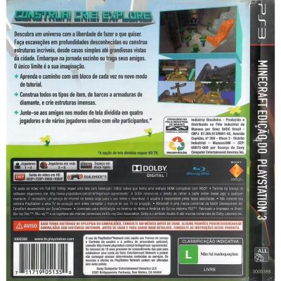 Minecraft - Ps3 (Usado)