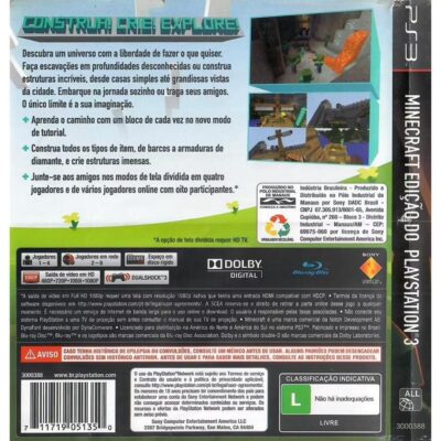 Minecraft - Ps3 (Usado)