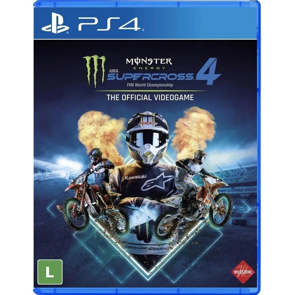 Monster Energy Supercross 4 – Ps4 (Fim World Championship) (Seminovo) Monster Energy Supercross 4 - Ps4 (Fim World Championship) (Seminovo)